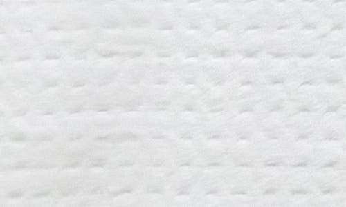 Artisan 34 Solid Textured Square Throw Blanket In White