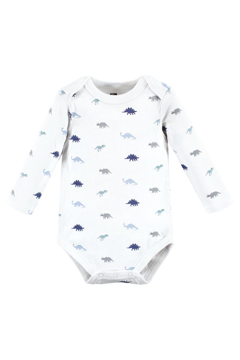 Cotton Long-Sleeve Bodysuits 3-Pack, Alternate, color, Newest Family Member