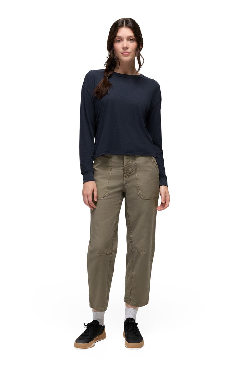 Cozy Up Crewneck Long Sleeve T-Shirt, Alternate, color, NAUTICAL