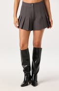 ASTR the Label Paola Pleated Twill Shorts