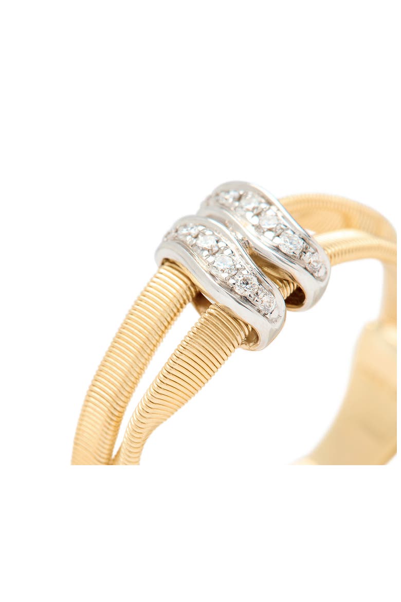 Marrakech 18k Gold Diamond Two Strand Ring, Alternate, color, YELLOW GOLD