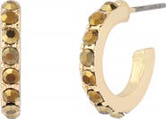 Kurt Geiger London Stone Huggie Hoop Earrings