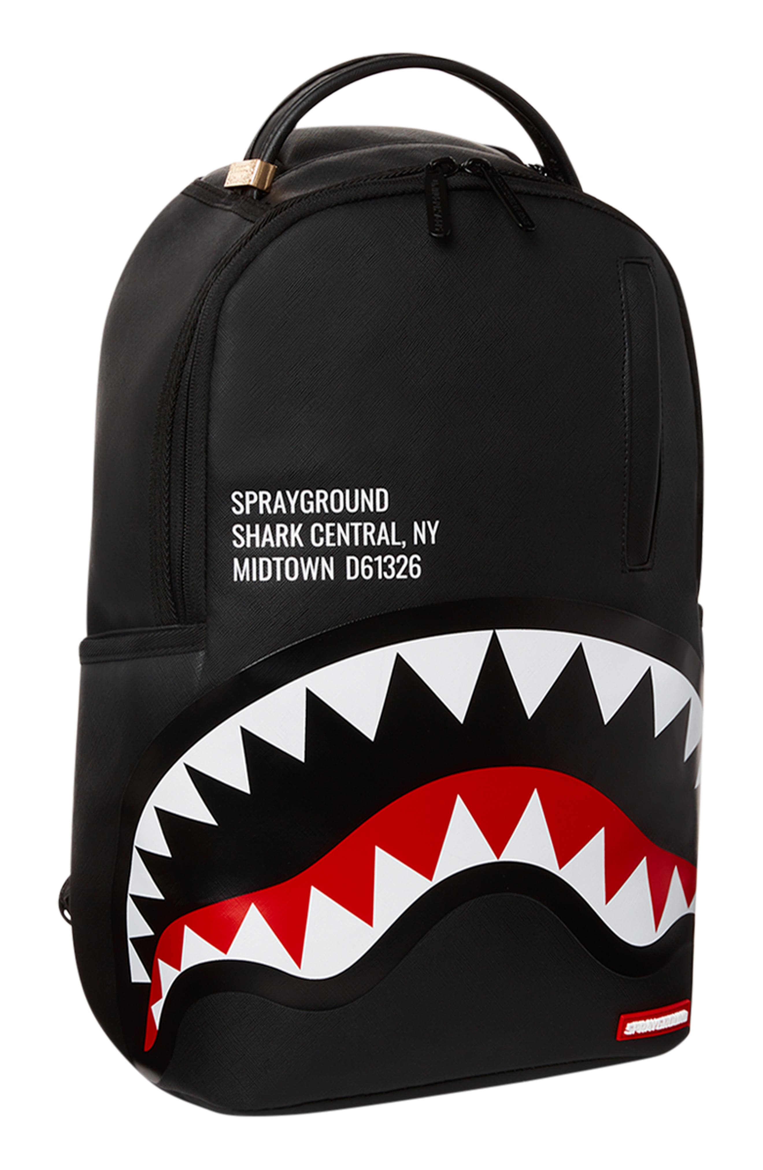 Sprayground Kids' Core B Sharkmouth Backpack, Alternate, color, 