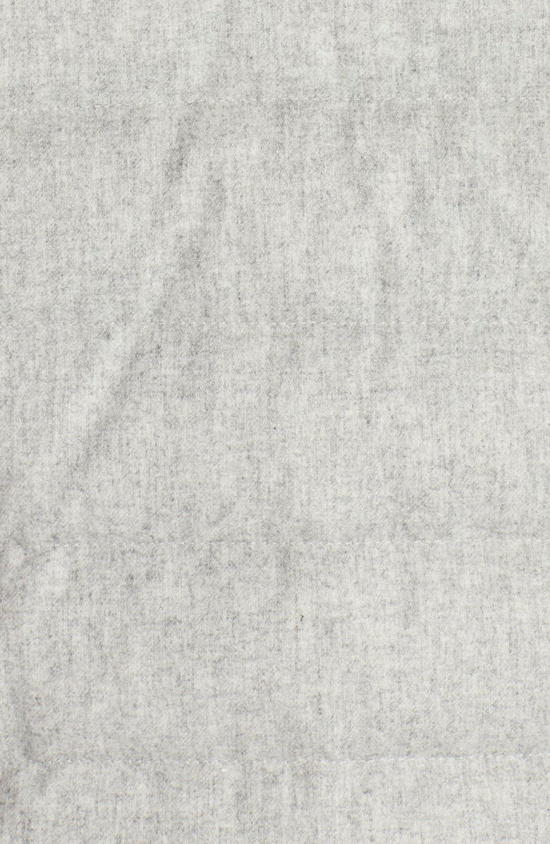 Moncler Mirmandix Quilted Flannel Down Shirt Jacket, Alternate, color,