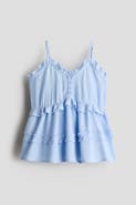 H&M Frill-trimmed Viscose Top