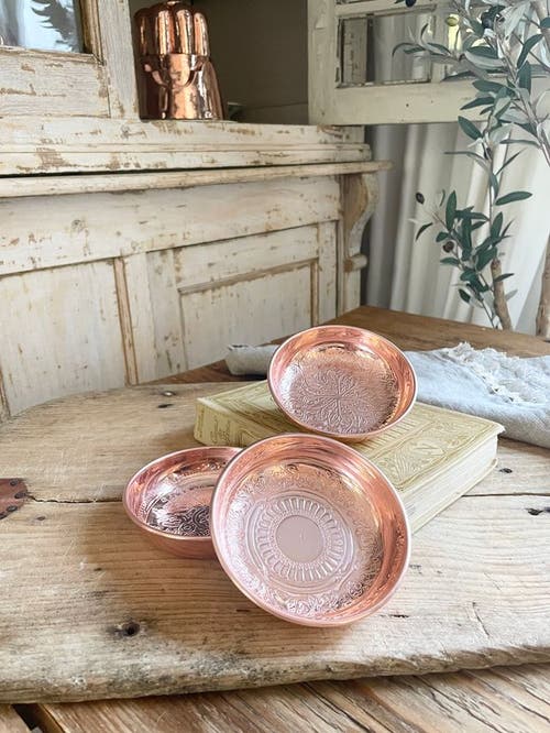 Coppermill Kitchen Vintage Inspired Copper Ring Dish In Copper