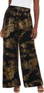 Jessica London Stretch Knit Wide Leg Pant