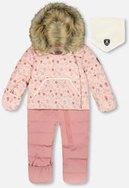 Deux par Deux One-Piece Snug Snowsuit Designed for Car Seat