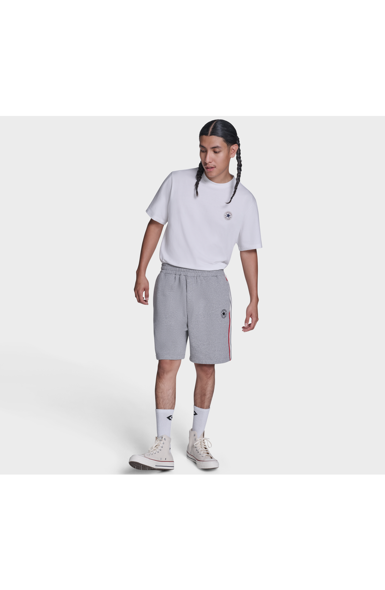 Converse Chuck Taylor Sweatshort, Alternate, color, Vintage Grey Heather