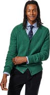 Aubin Leonard Wool Cable Sweater Cardigan