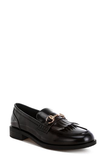 LONDON RAG Marbin Bit Kiltie Loafer in Black at Nordstrom Rack, Size 7