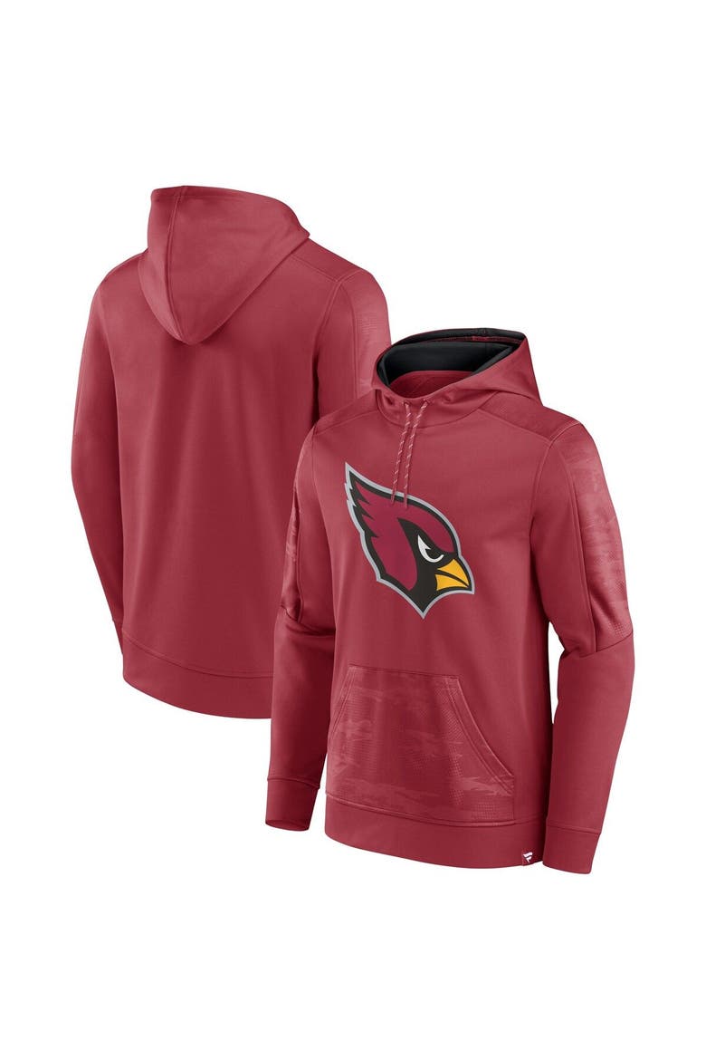 Men's Fanatics Branded Cardinal Arizona Cardinals On The Ball Pullover Hoodie, Main, color, Cardinal