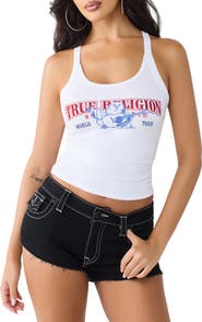 True Religion Buddha Classic Racerback Tank