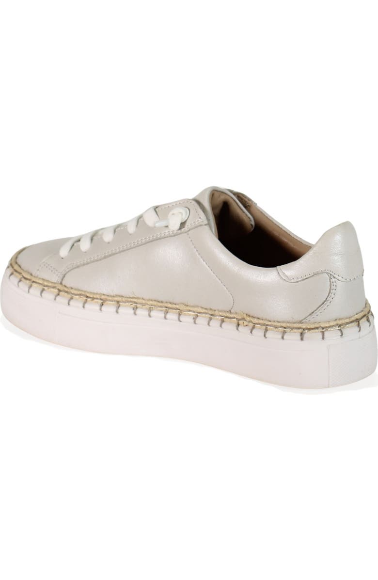DibaTrue EM BELISH Metallic Leather Lace Up Sneaker, Alternate, color, White