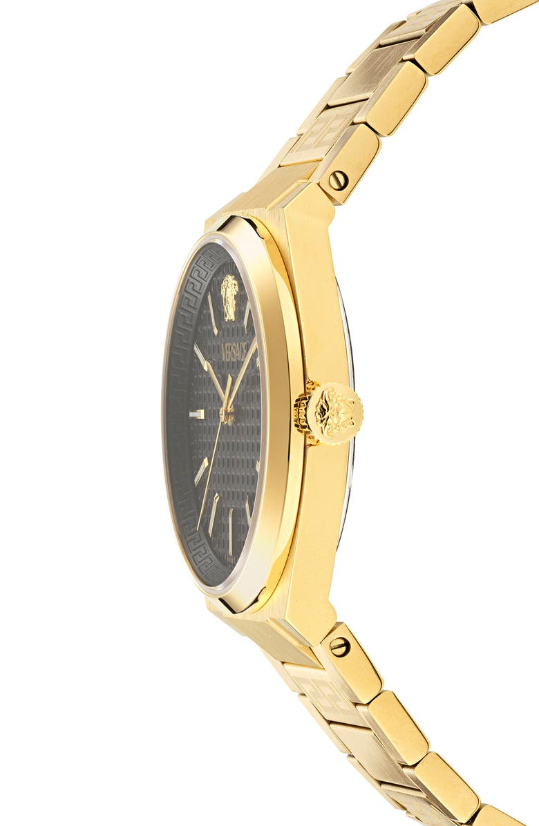 Versace V-Auria Bracelet Watch, 39mm, Alternate, color, Ip Yellow Gold