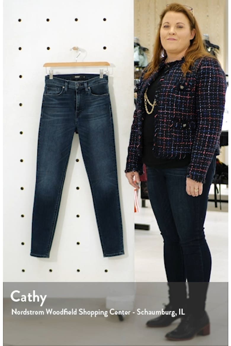 Barbara High Waist Ankle Super Skinny Jeans video