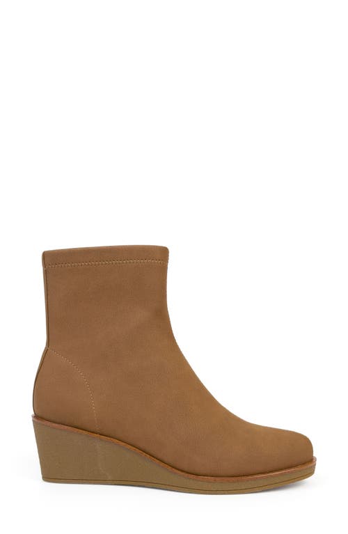 Aerosoles Binnie Wedge Bootie In Brown