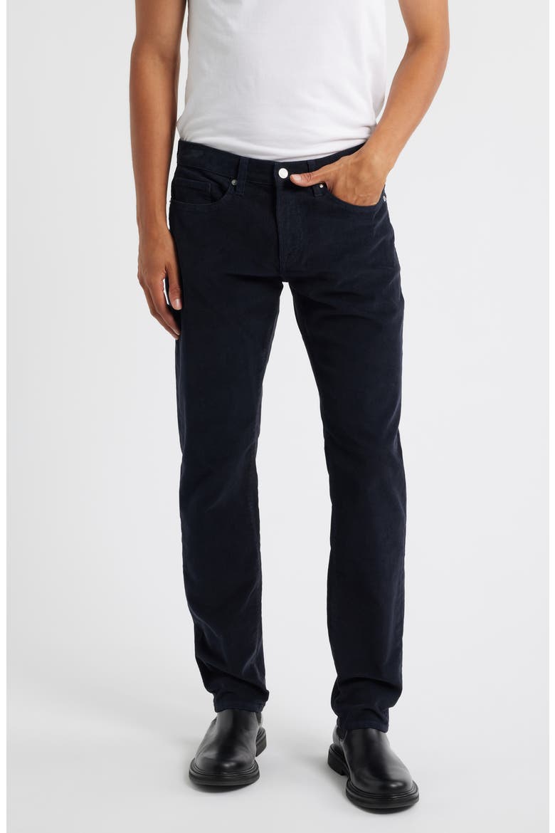L'Homme Corduroy Slim Jeans, Main, color, DARK NAVY