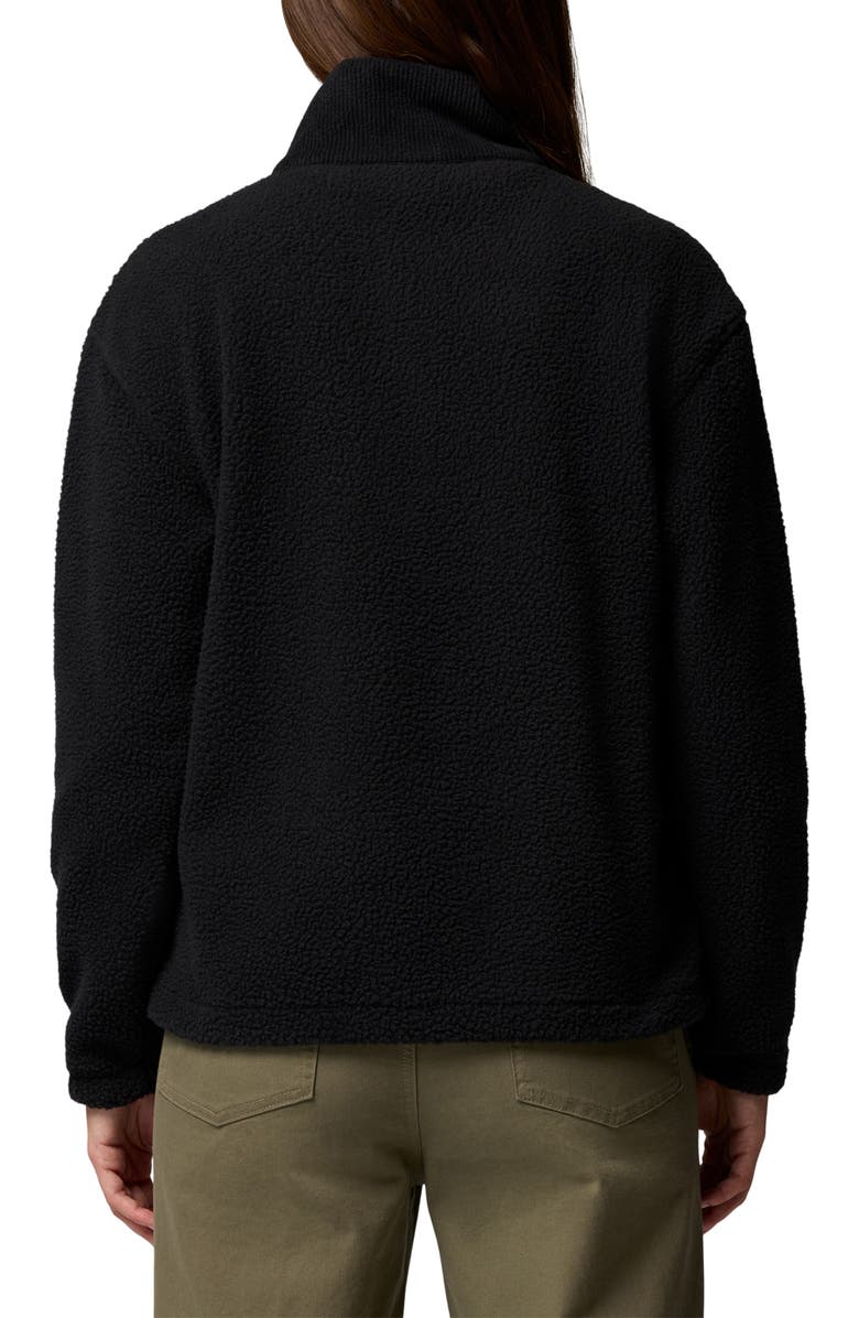 Columbia Maple Garden Half Zip Fleece Jacket, Alternate, color, Black