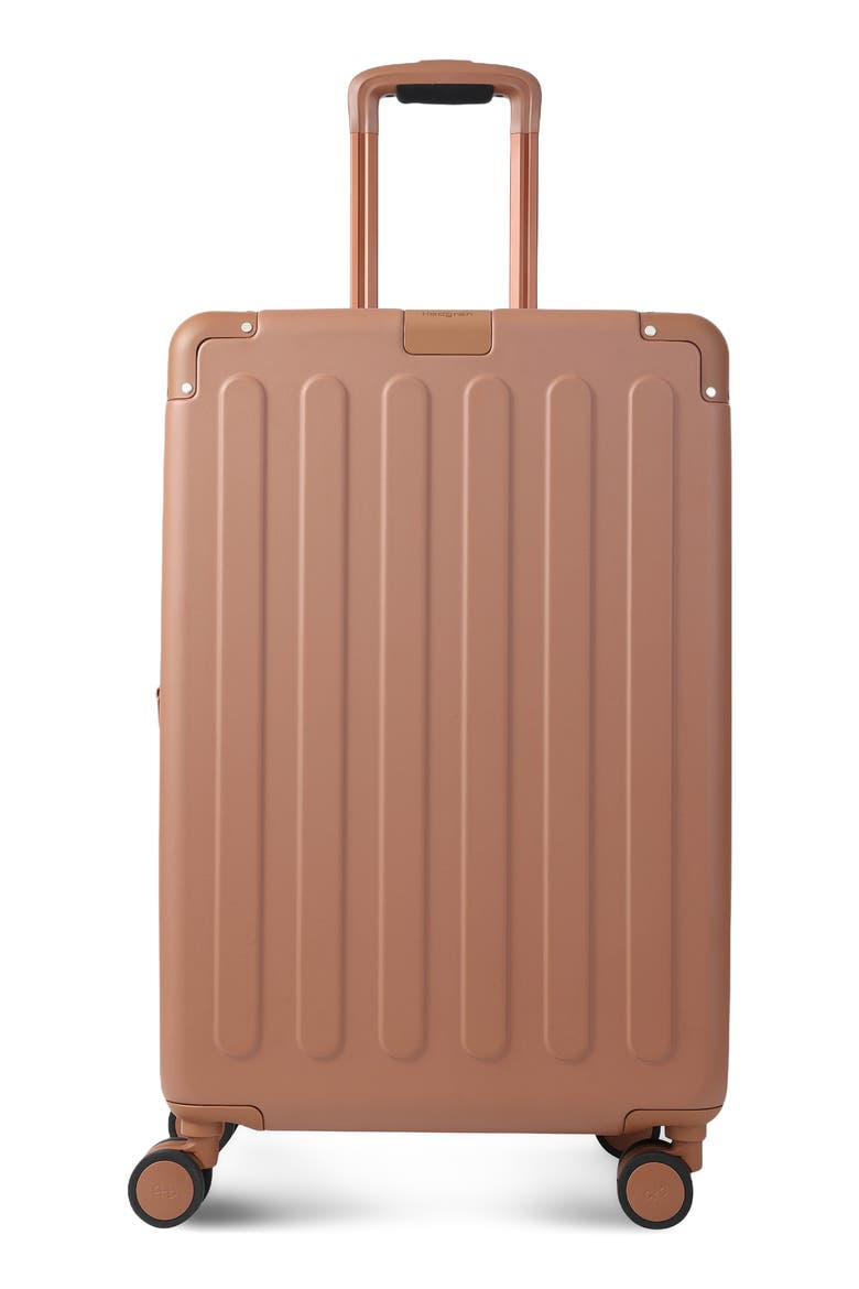 Nostos Matte Medium Spinner Suitcase, Main, color, TUSCANY