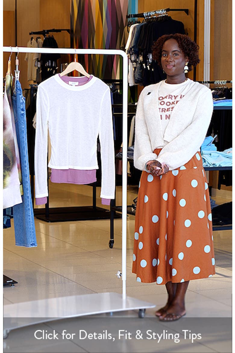Layered Long Sleeve Rib T-Shirt (Women) | Nordstromrack
