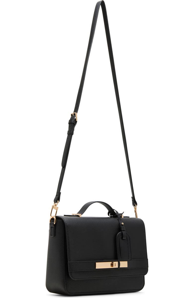 Anne Klein Belted Flap Top Handle Crossbody Bag, Alternate, color,