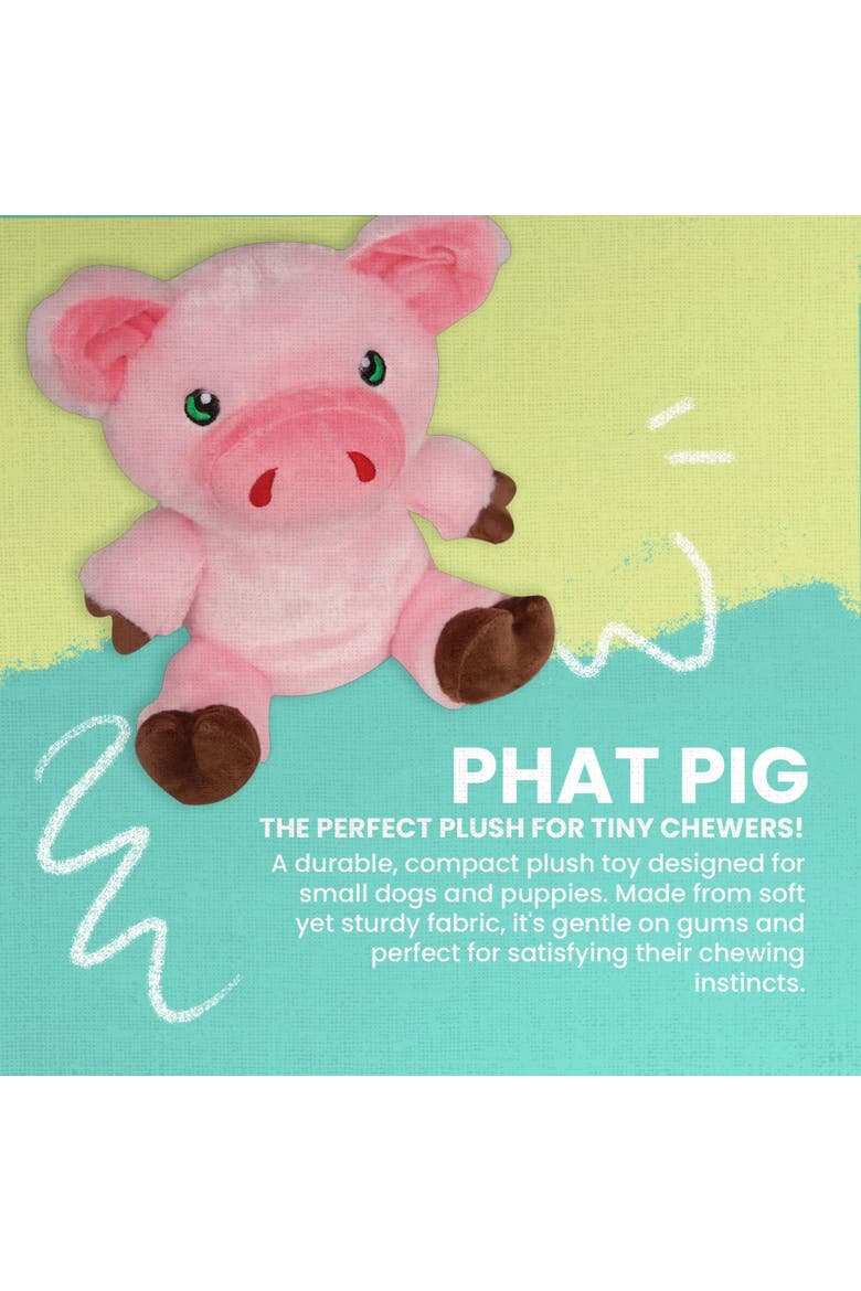 Plush Dog Toy, Alternate, color, Multicolored
