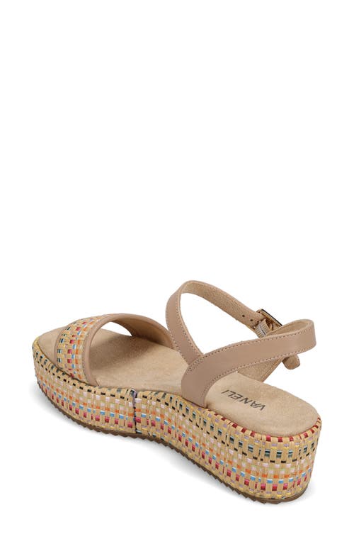 Vaneli Walda Flatform Sandal In Natural