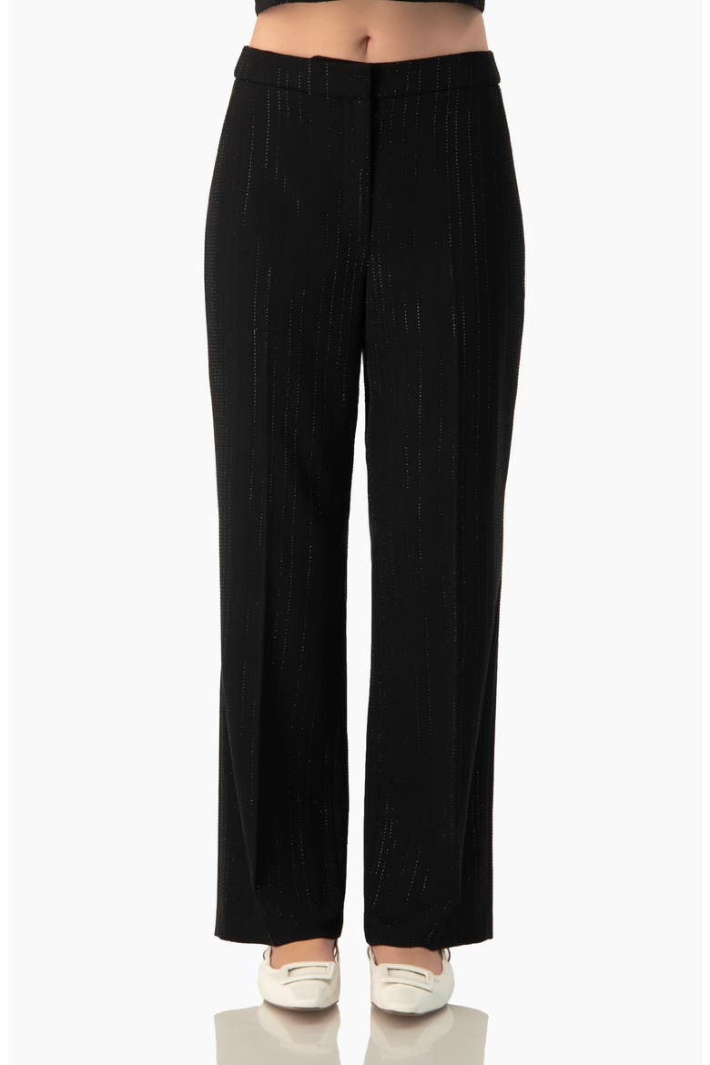 high cut dress pants Pantaln de Vestir Tiro Alto Tall Victoria - Chocolate
