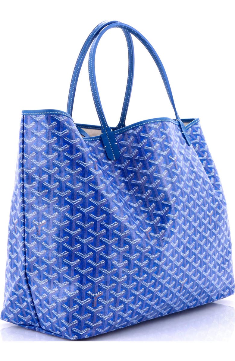 Pre-Owned Goyard Saint Louis Tote Coated Canvas PM, Alternate, color, Blue