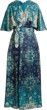 CIEBON Shreya Floral Wrap Dress