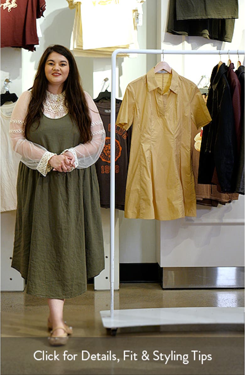 Short Sleeve Shirtdress, sales video thumbnail