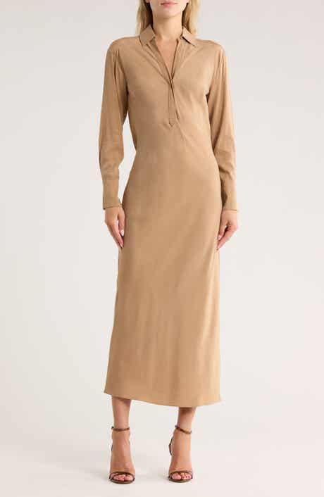 Veronica Beard Liberty Long Sleeve Maxi Dress