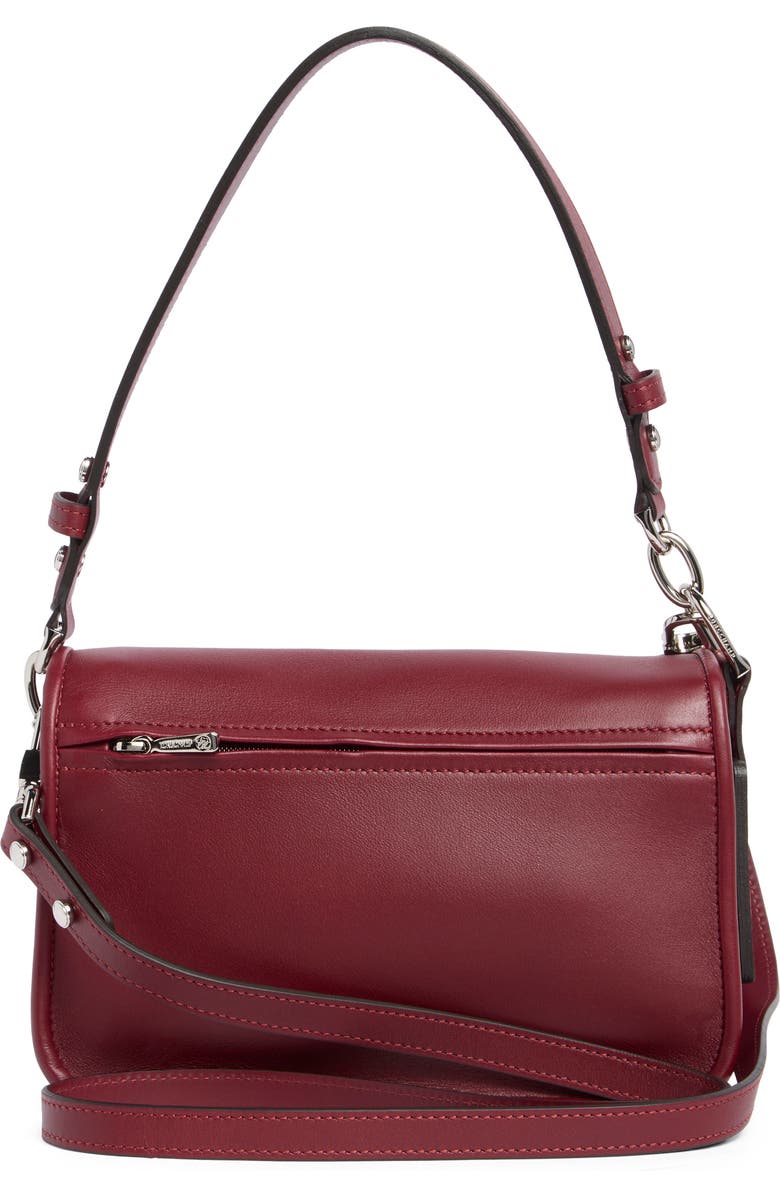 Longchamp Mademoiselle Leather Crossbody Bag, Alternate, color, Burgundy