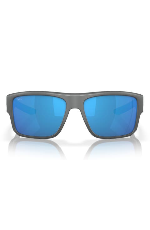 Taxman 59mm Polarized Square Sunglasses