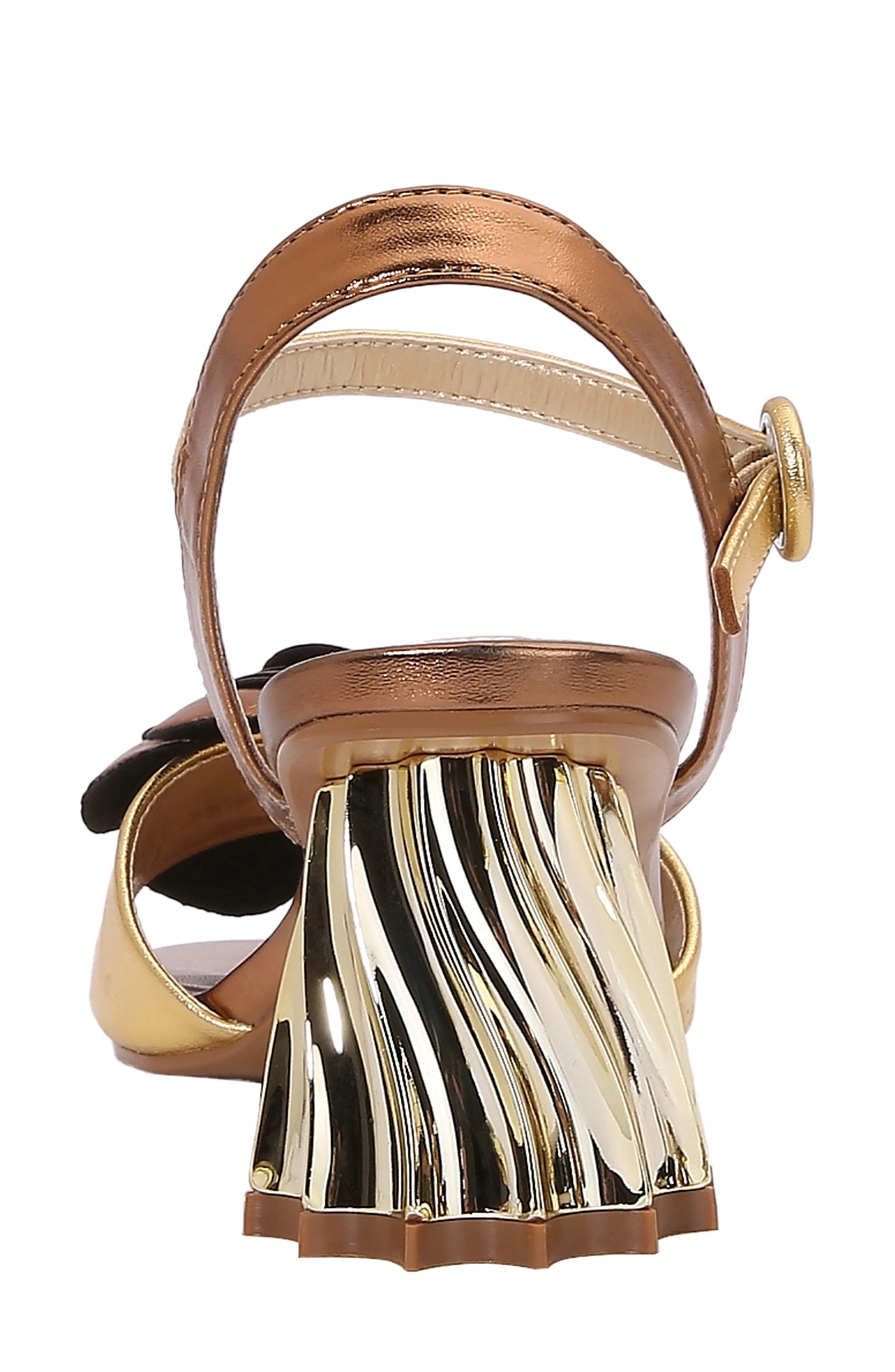 Camila Sandal, Alternate, color, GOLD MULTI