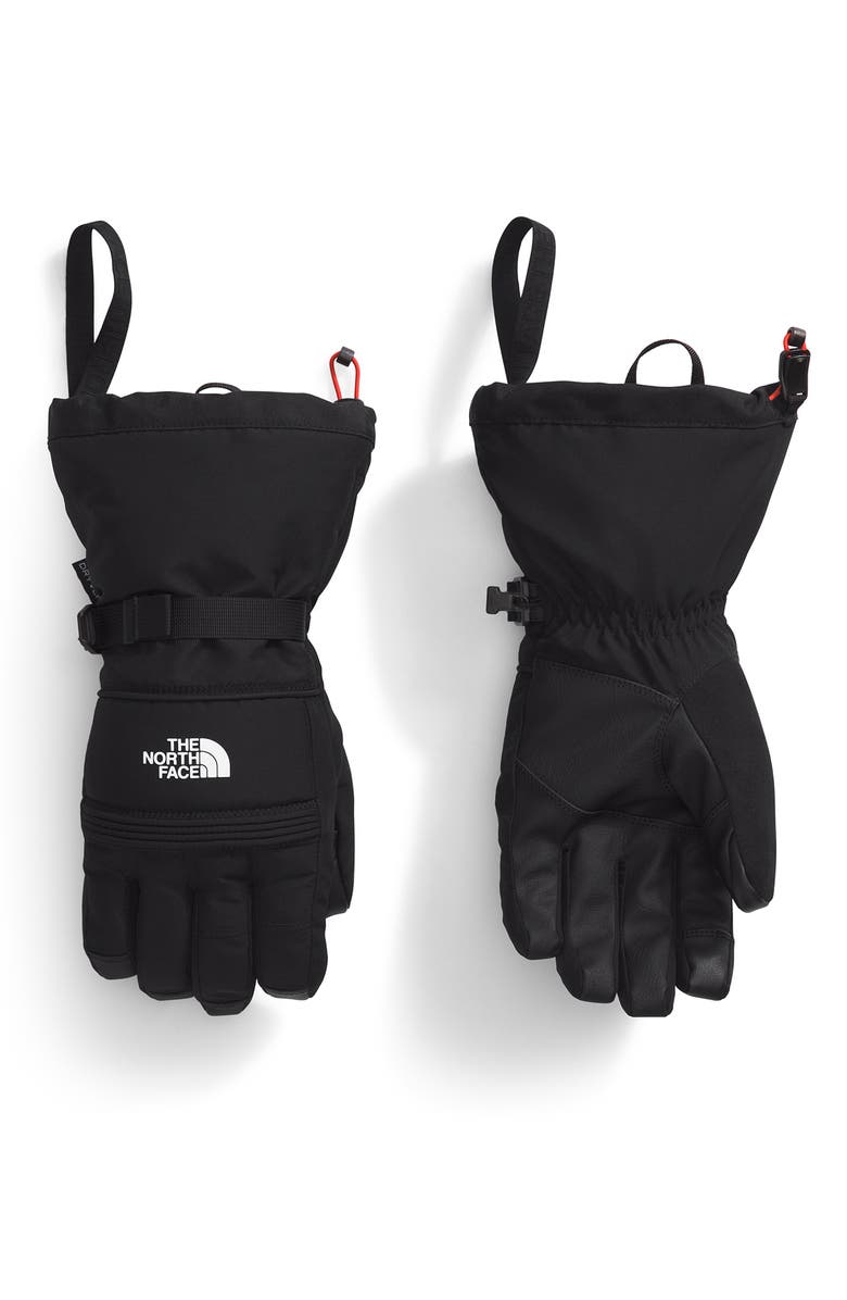 The North Face Montana Water Repellent Ski Gloves, Main, color, Tnf Black