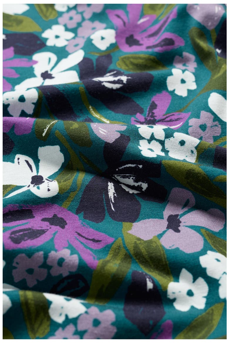 Rose Floral A-Line Skirt, Alternate, color, CRAYON FLORAL DARK DRIFT
