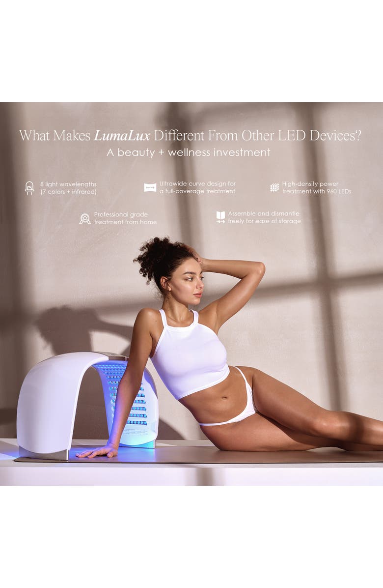 Project E Beauty LumaLux Dome Face & Body LED Light Therapy Device, Alternate, color, White