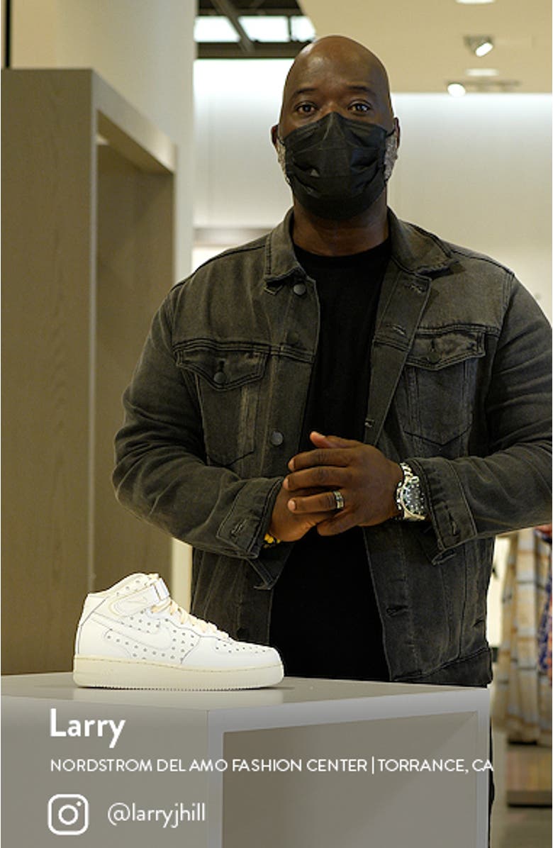 Air Force 1 Perforated Mid Top Sneaker, sales video thumbnail