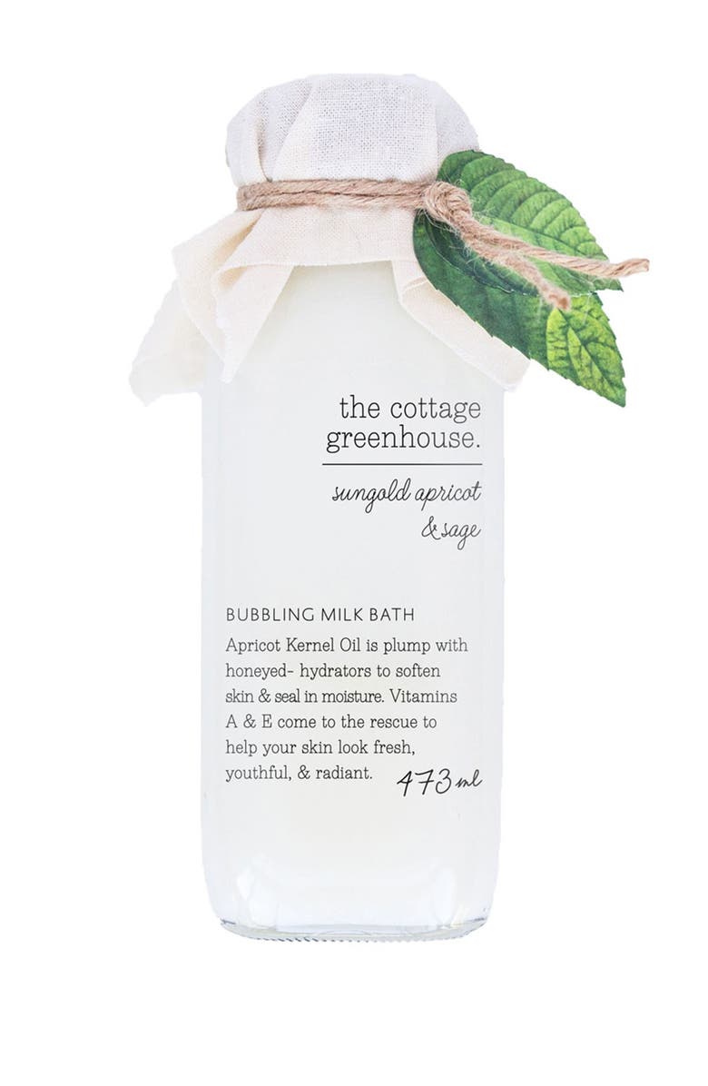 TOKYOMILK Sungold Apricot & Sage Bubbling Milk Bath, Main, color,