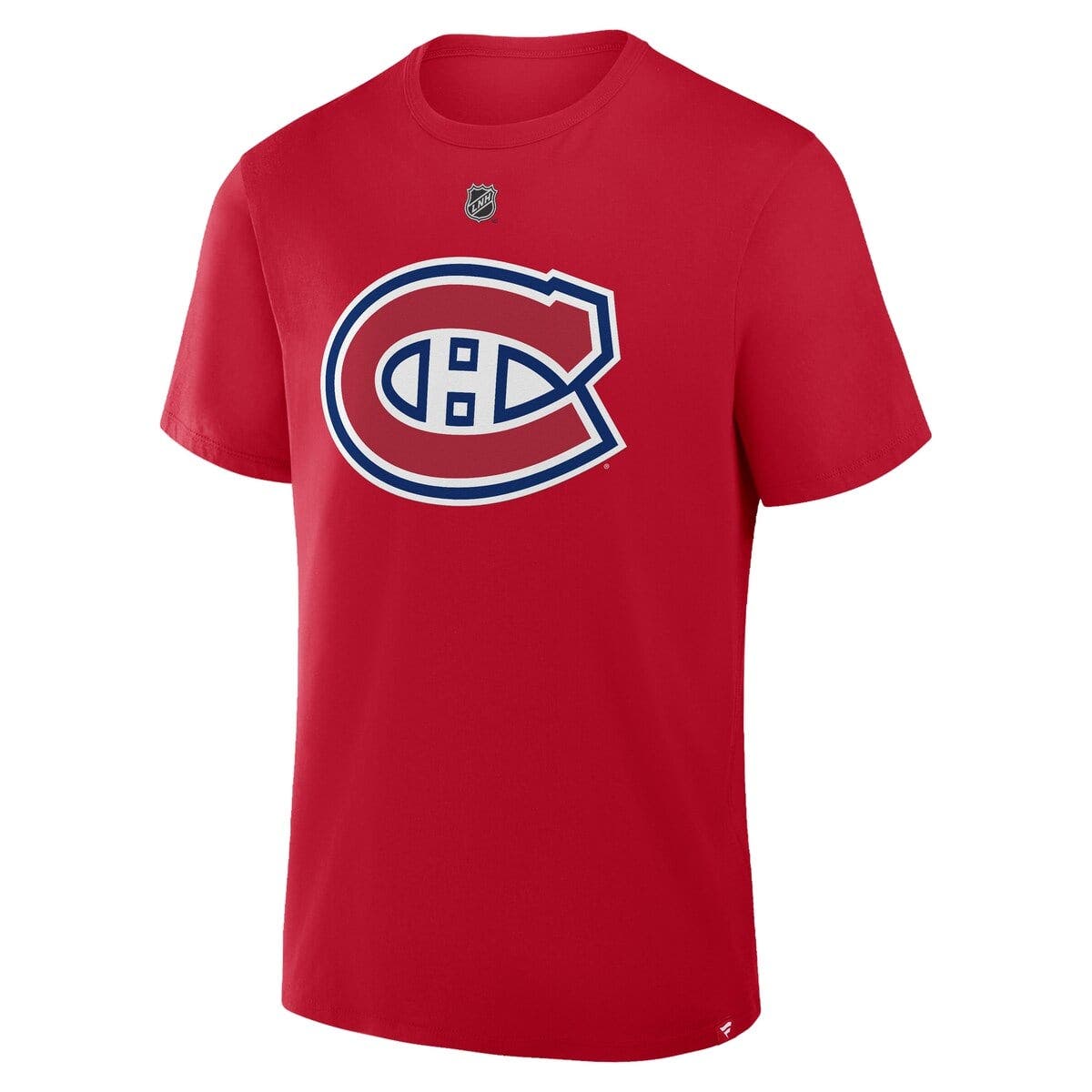 Men's Fanatics Cole Caufield Red Montreal Canadiens Authentic Stack ...