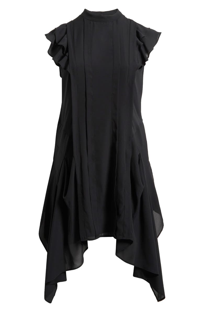 Chelsea28 Pintuck Handkerchief Hem Dress, Alternate, color,