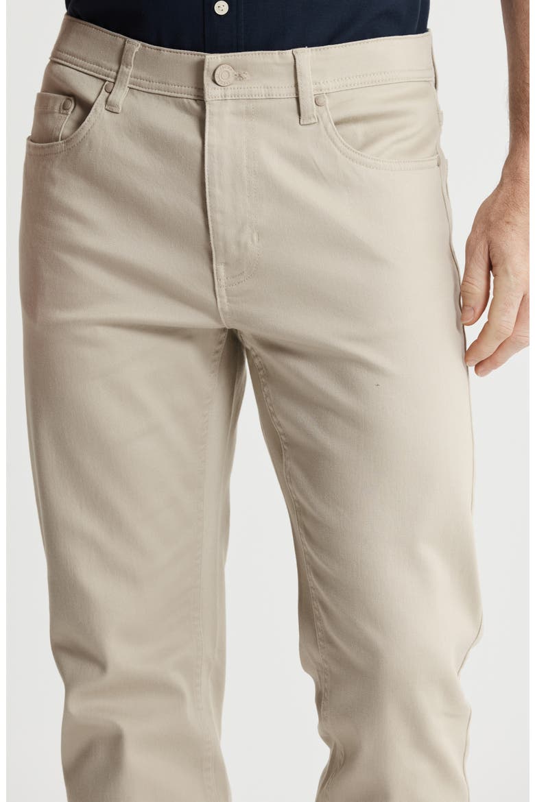 East Hampton Slim Leg Denim Pants, Alternate, color, STONE