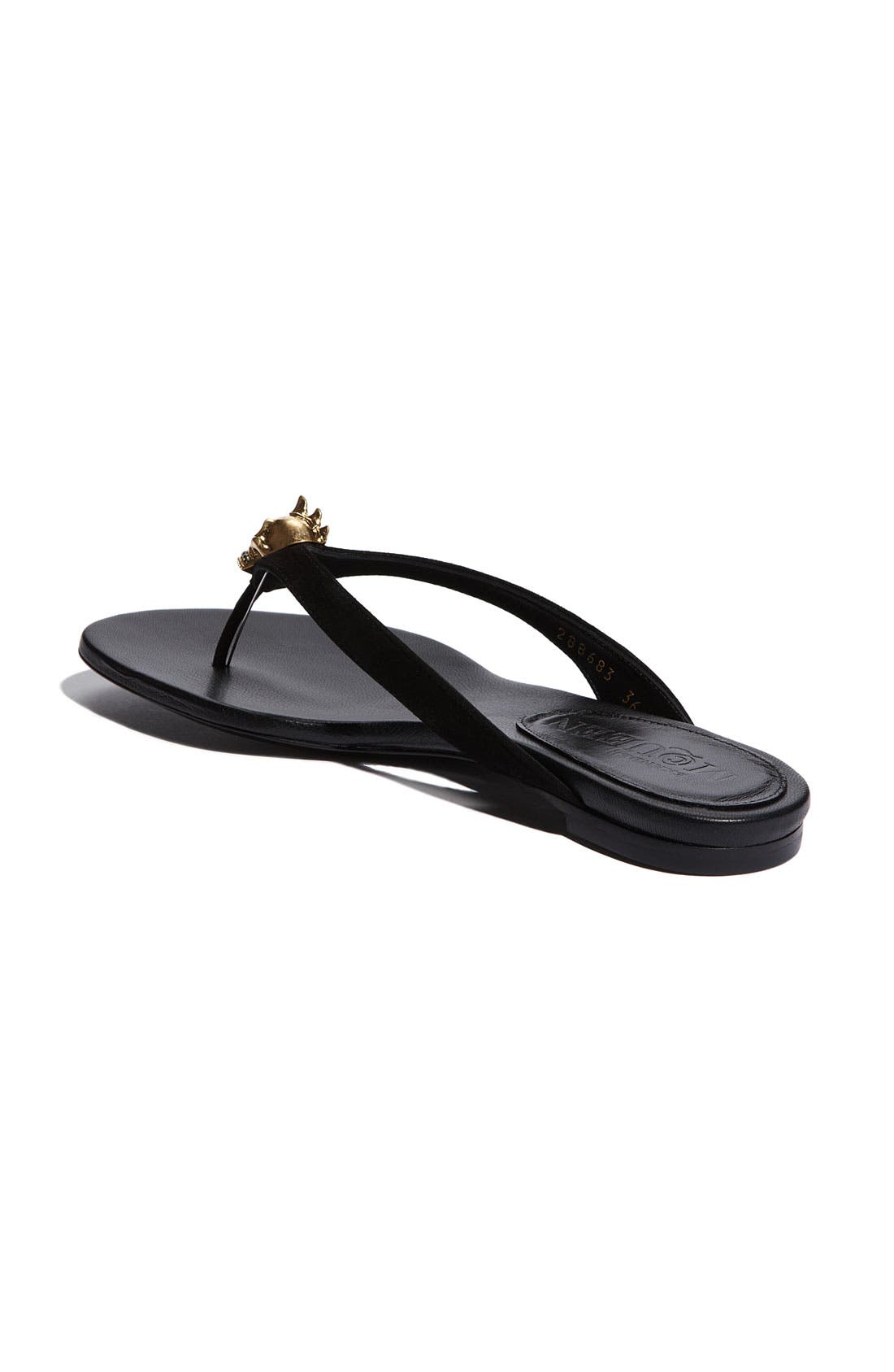 McQueen Alexander McQueen Thong Sandal, Alternate, color, 