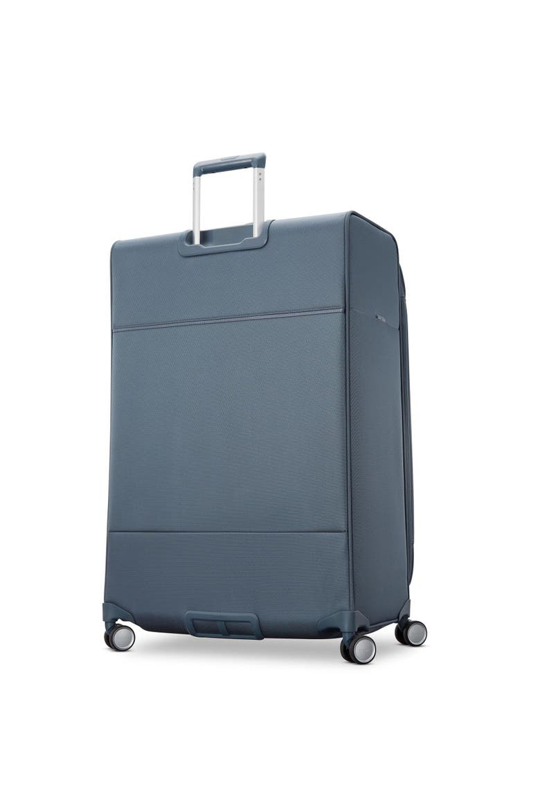 UpLIFT Softside Expandable 25" Medium Checked Spinner Luggage, Alternate, color, Black