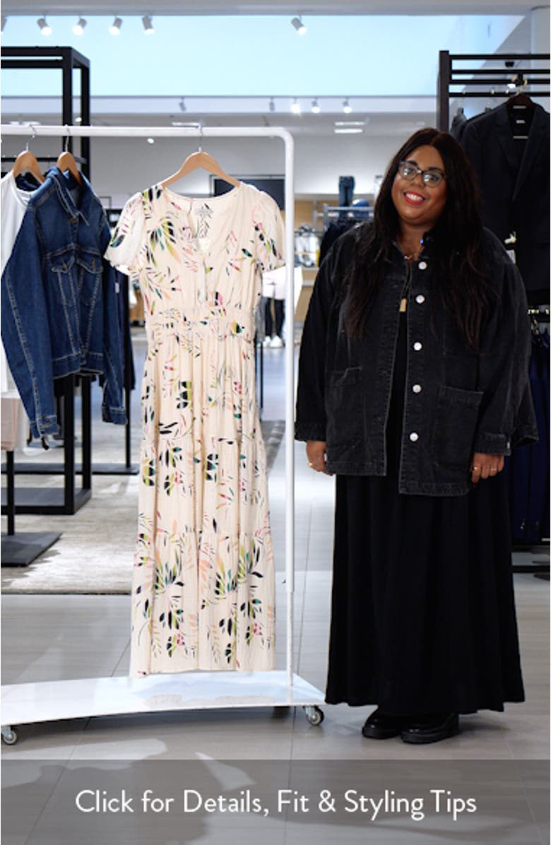 Emma Tiered Maxi Dress, sales video thumbnail