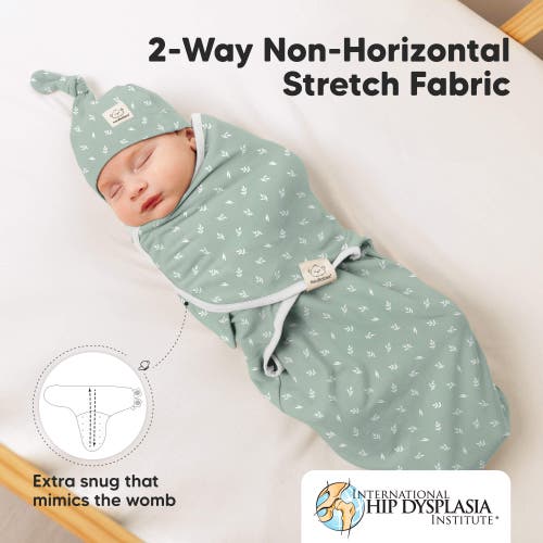 Keababies 3-pack Soothe Swaddle Wraps With Knot Hats In Prairie