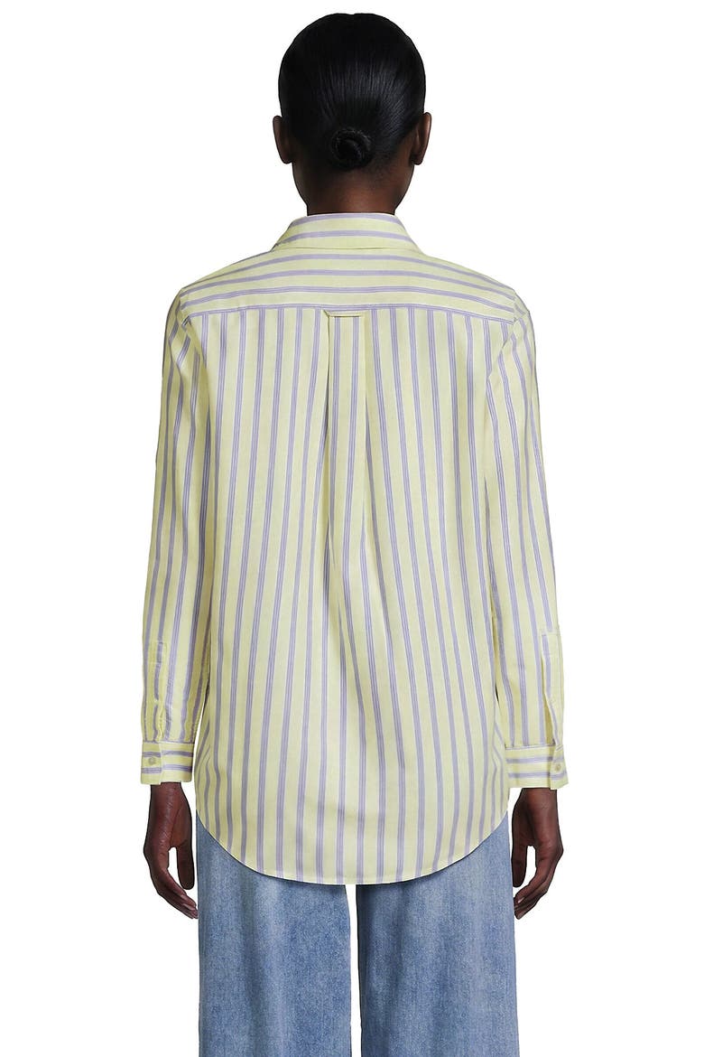 Oxford Shirt, Alternate, color, Soft Apple Green/Blue Stripe