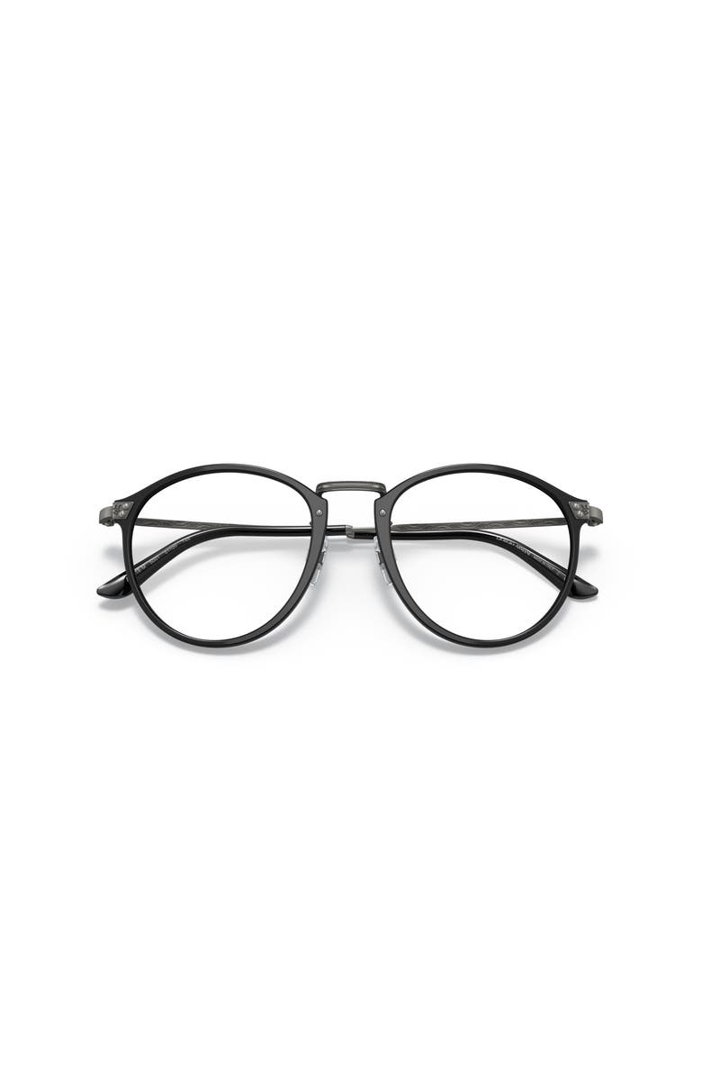 Giorgio Armani 51mm Phantos optical glasses, Alternate, color, Black